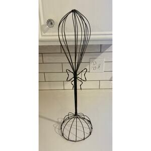 Vintage Wire Hat Rack Holder Display with Bow